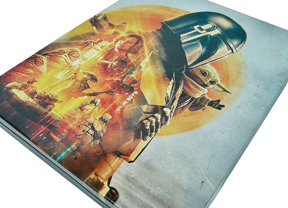 Fotografías del Steelbook de Star Wars: The Mandalorian and Grogu en UHD 4K y Blu-ray 10