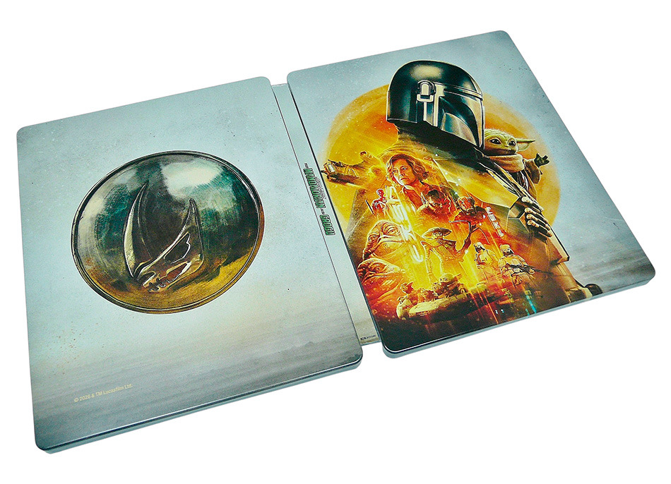 Fotografías del Steelbook de Star Wars: The Mandalorian and Grogu en UHD 4K y Blu-ray 11