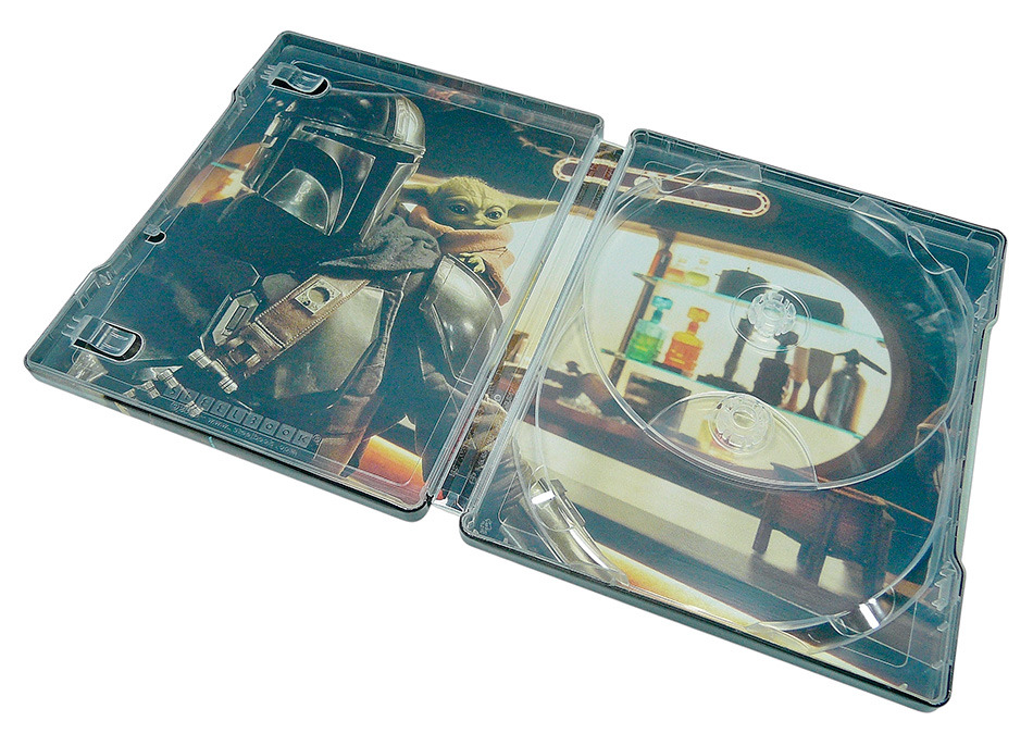 Fotografías del Steelbook de Star Wars: The Mandalorian and Grogu en UHD 4K y Blu-ray 16