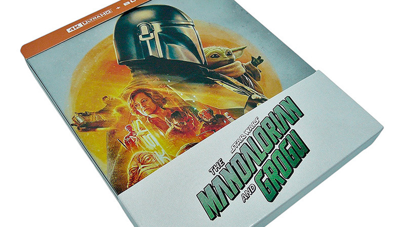 Fotografías del Steelbook de Star Wars: The Mandalorian and Grogu en UHD 4K y Blu-ray