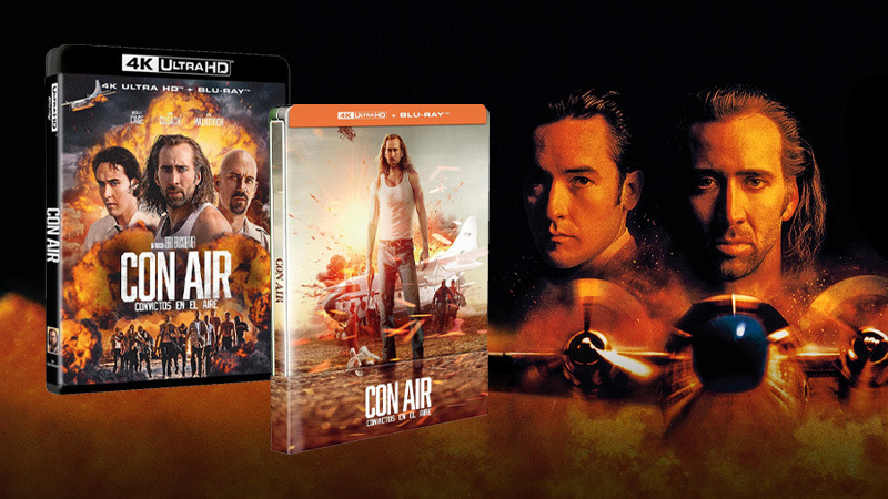 Con Air se estrena en UHD 4K con dos opciones: Steelbook y caja de plástico
