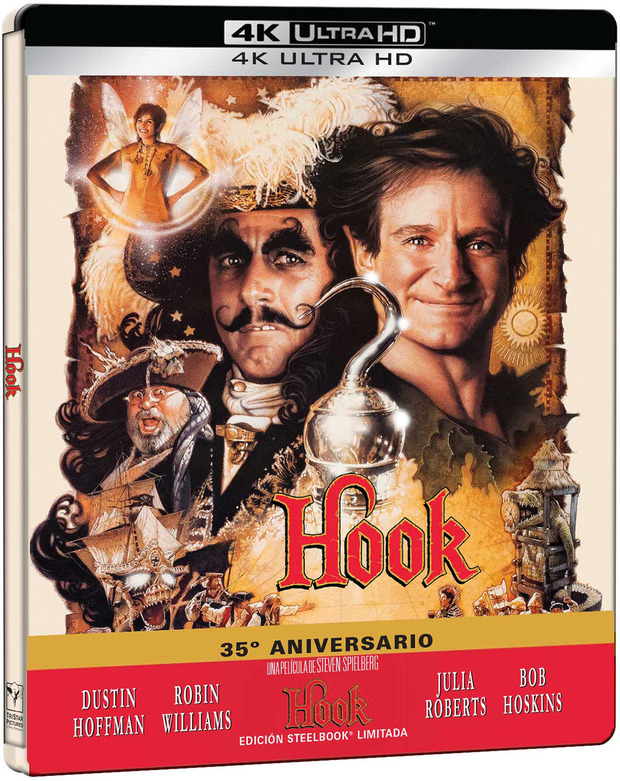 Hook (El Capit&aacute;n Garfio) - Edici&oacute;n Met&aacute;lica 35&ordm; aniversario Ultra HD Blu-ray 2