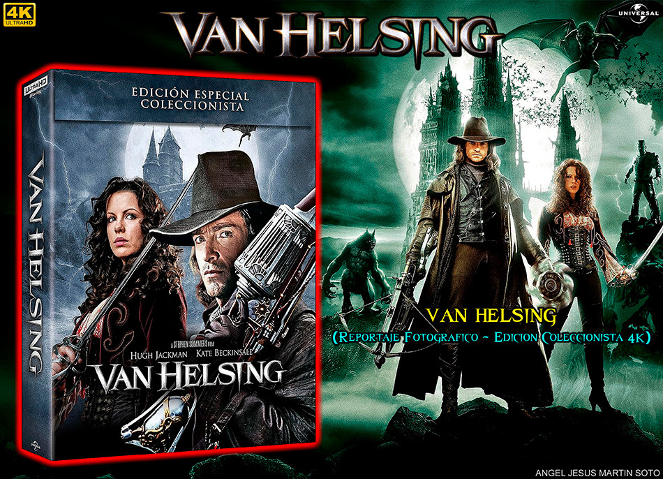 Fotografías de la edición coleccionista de Van Helsing en UHD 4K y Blu-ray 1