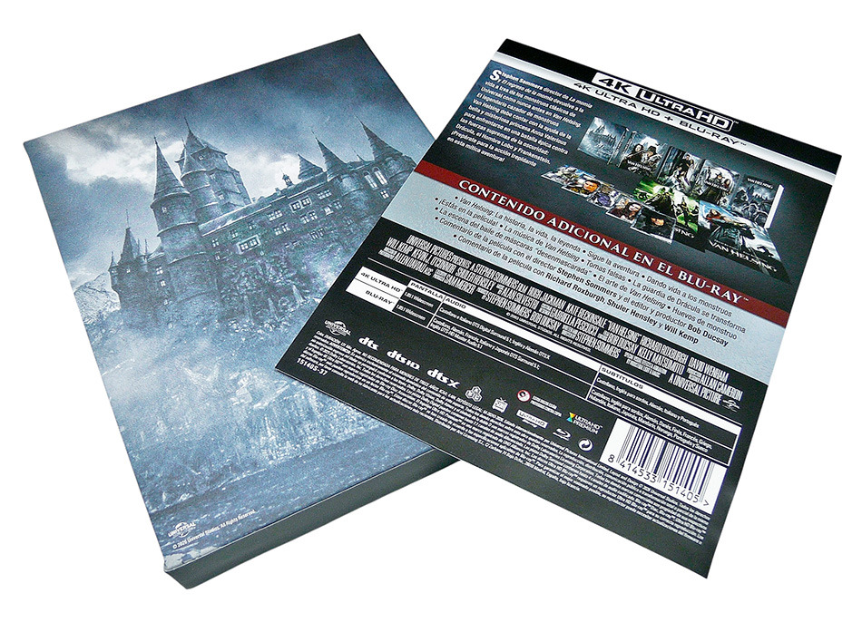 Fotografías de la edición coleccionista de Van Helsing en UHD 4K y Blu-ray 5