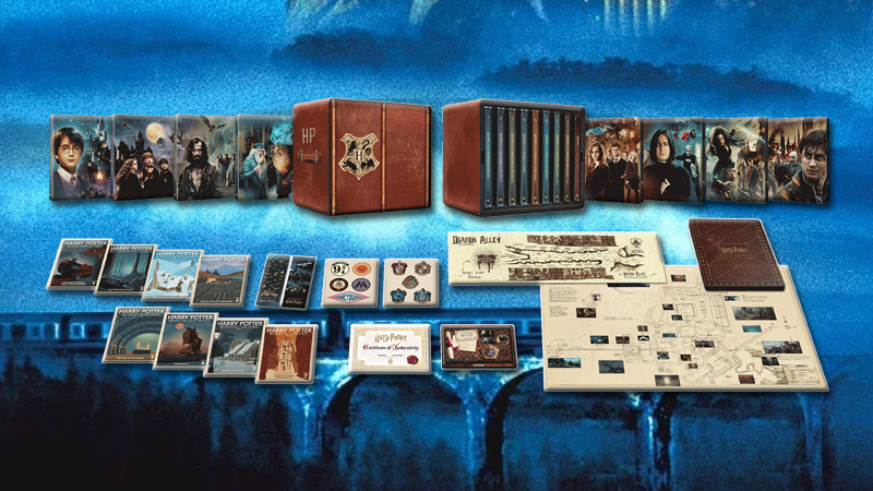 Un nuevo recopilatorio de Harry Potter en UHD 4K con nueve Steelbook