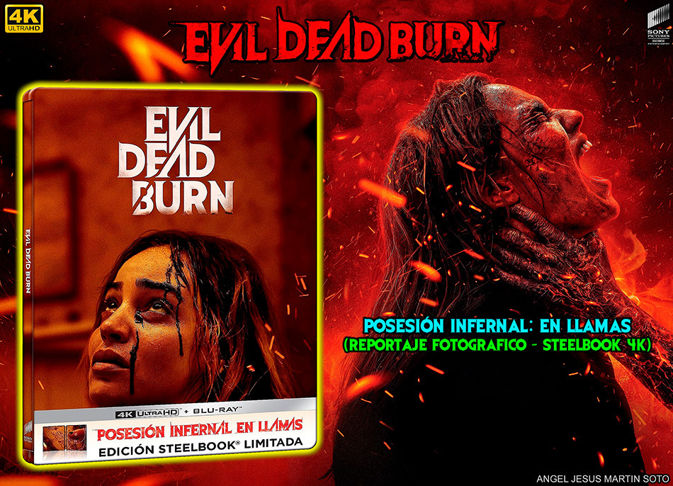 Fotografías del Steelbook de Posesión Infernal: En Llamas en UHD 4K y Blu-ray 1