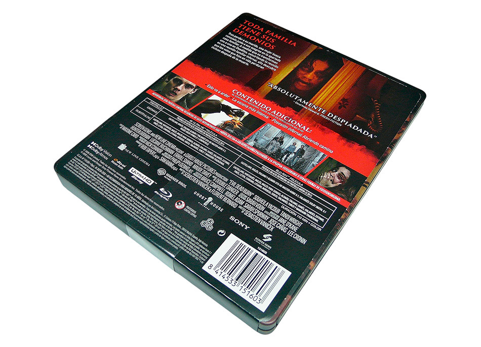 Fotografías del Steelbook de Posesión Infernal: En Llamas en UHD 4K y Blu-ray 4