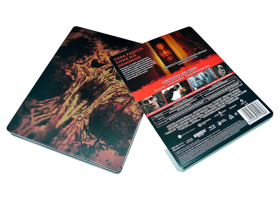 Fotografías del Steelbook de Posesión Infernal: En Llamas en UHD 4K y Blu-ray 5