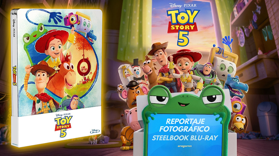 Fotografías del Steelbook de Toy Story 5 en Blu-ray 1