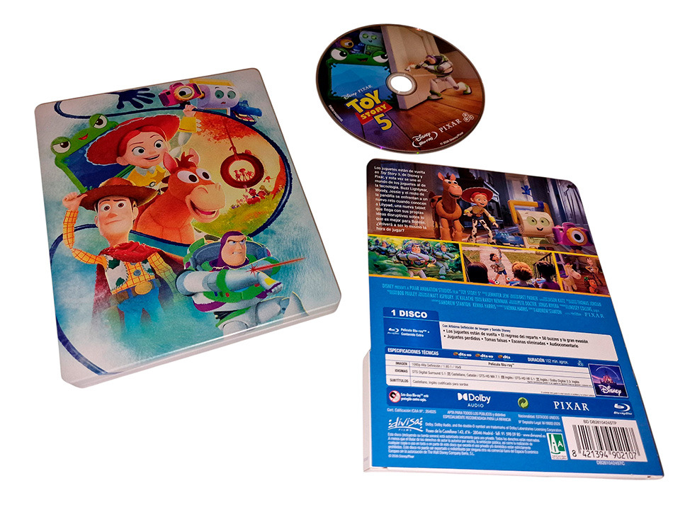 Fotografías del Steelbook de Toy Story 5 en Blu-ray 15
