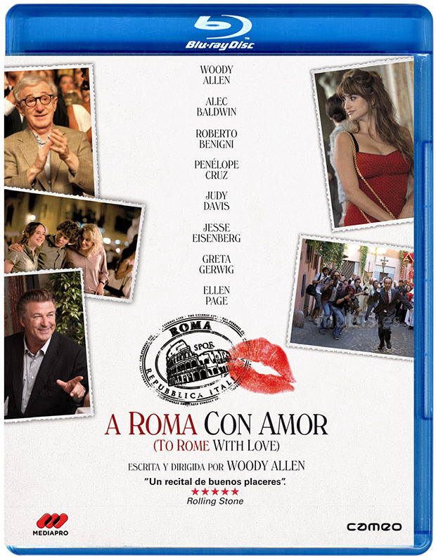 Datos de A Roma con amor en Blu-ray
