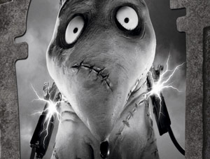 Edición exclusiva de Frankenweenie en Blu-ray con postales