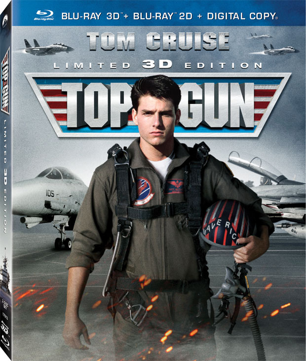 Fecha de lanzamiento y carátula para Top Gun Blu-ray 3D en USA