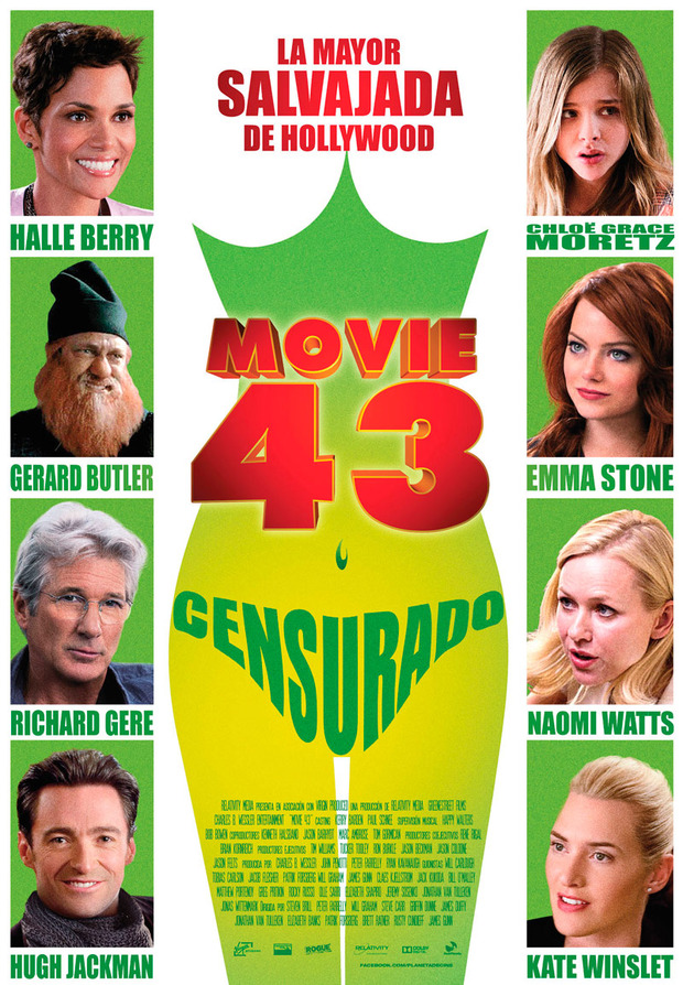 Tráiler y póster para España de Movie 43