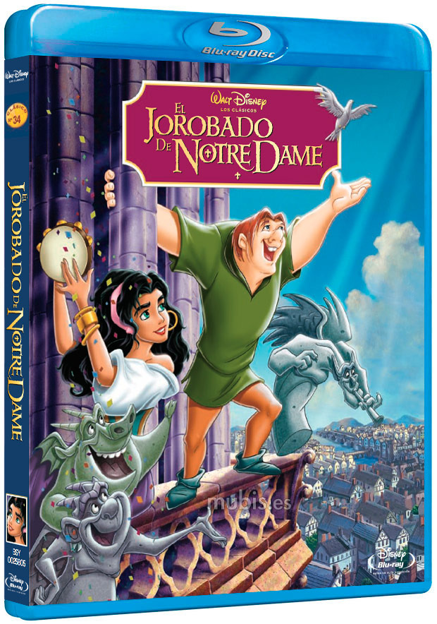 Carátula de El Jorobado de Notre Dame en Blu-ray