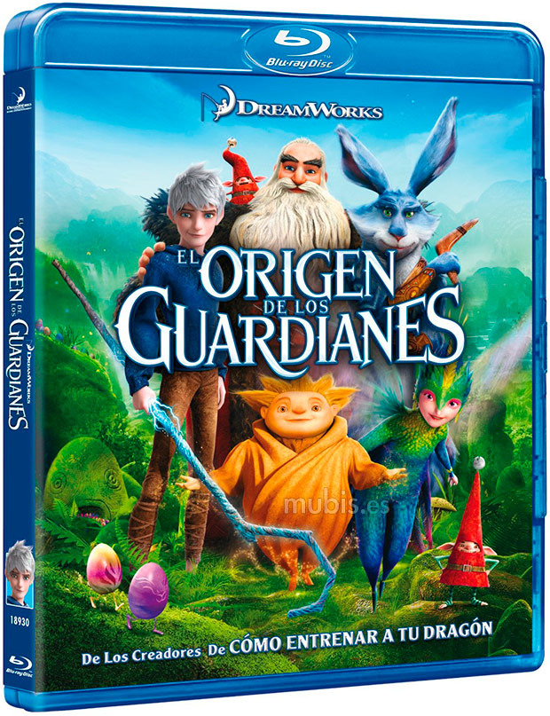 Diseño de las carátulas de El Origen De Los Guardianes en Blu-ray 3D y 2D