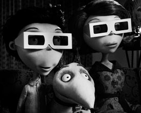 Avance de 10 minutos de la película Frankenweenie de Tim Burton