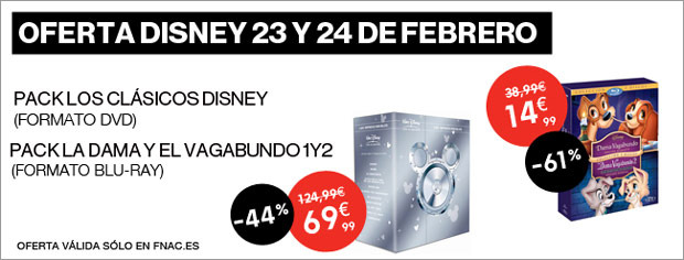 Ofertas de Disney para los próximos días en fnac.es