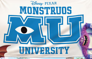 Nuevo cartel de Monstruos University de Disney/Pixar