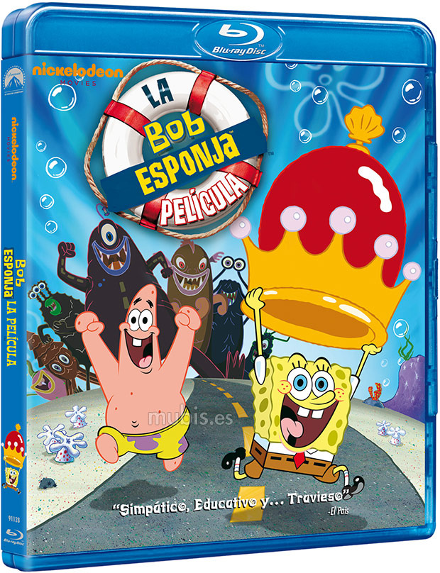 Detalles del Blu-ray de Bob Esponja, La Película