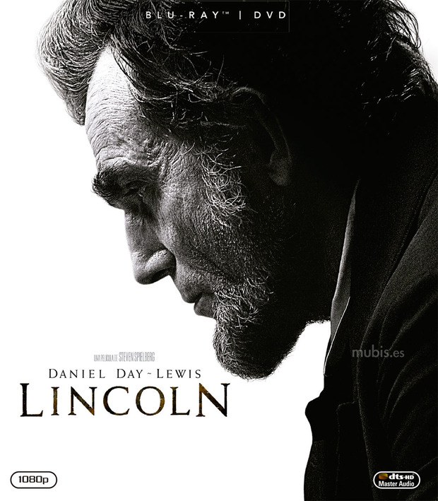 Carátula en plano de Lincoln en Blu-ray
