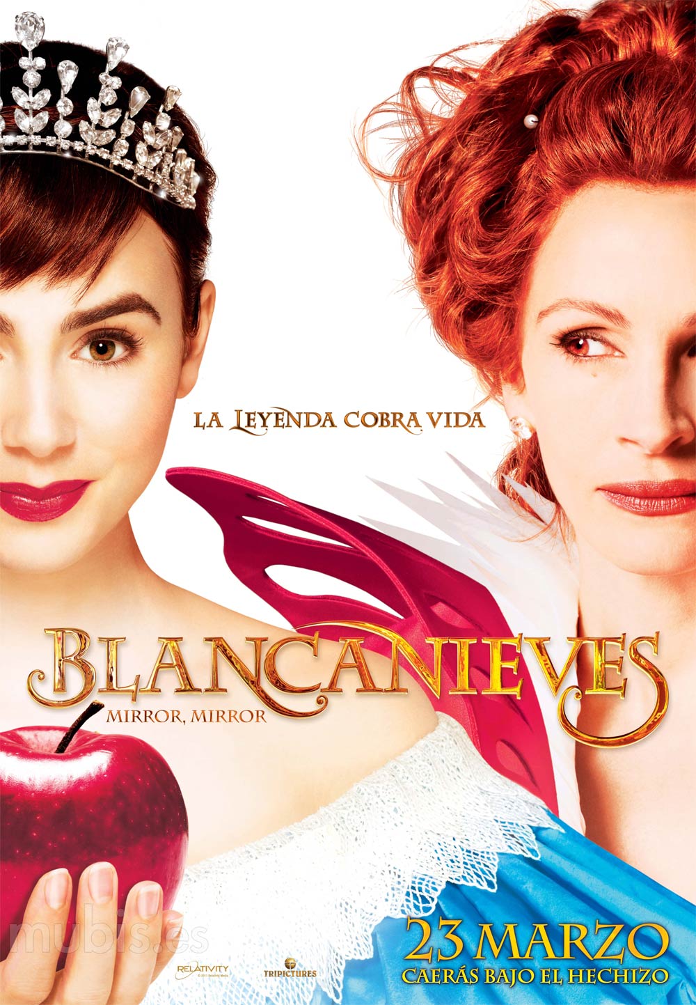 Teaser Póster en castellano de Blancanieves (Mirror, Mirror)