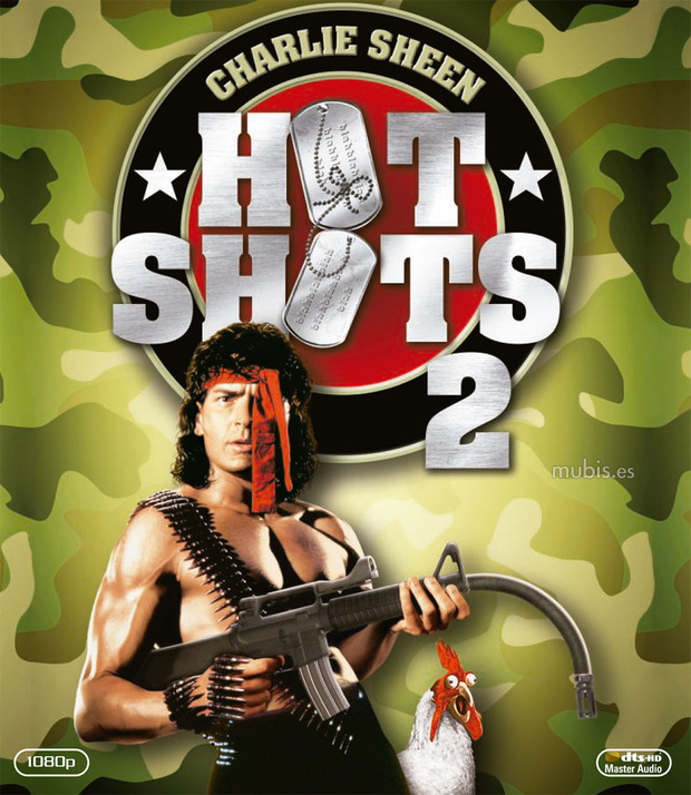 Carátula en plano de Hot Shots! en Blu-ray