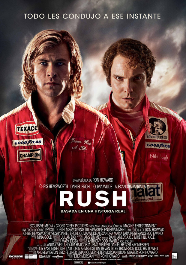 Póster final y tráiler español de Rush