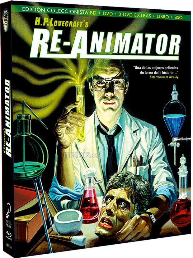 Nueva carátula y más detalles de Re-Animator edición coleccionista