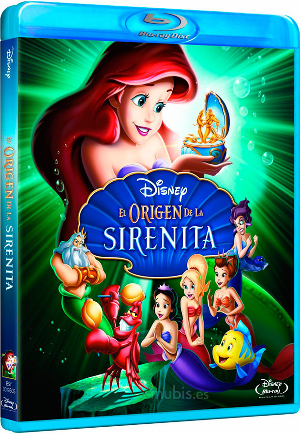 La Sirenita en Blu-ray; carátula y extras del clásico Disney