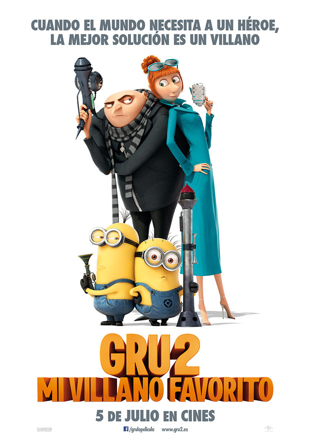 Primeros detalles del Blu-ray de Gru 2: Mi Villano Favorito