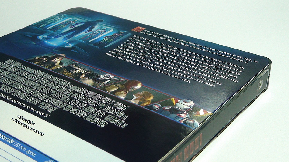 Fotografías del Steelbook de Iron Man 3 en Blu-ray