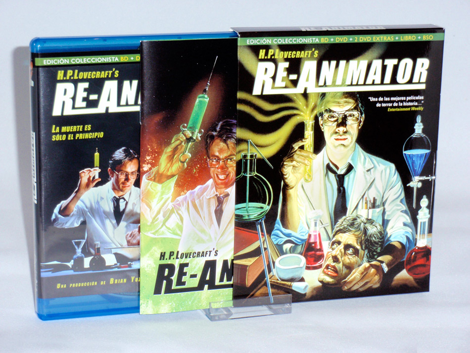 Fotografías de Re-Animator edición coleccionista en Blu-ray