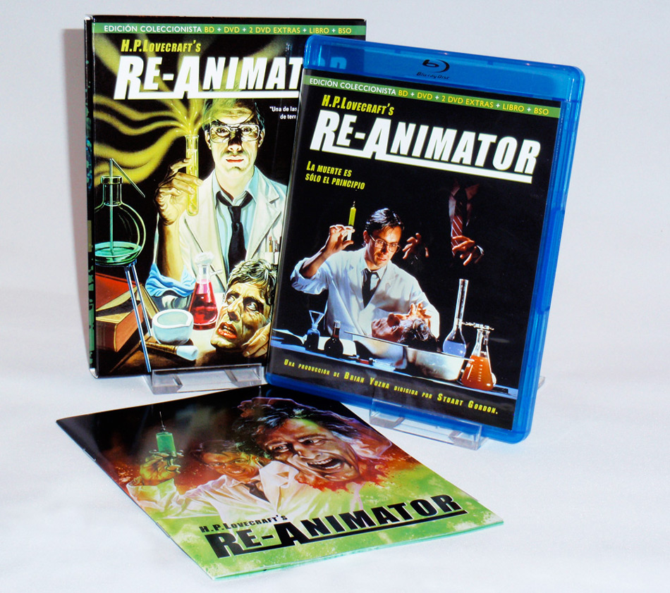 Fotografías de Re-Animator edición coleccionista en Blu-ray