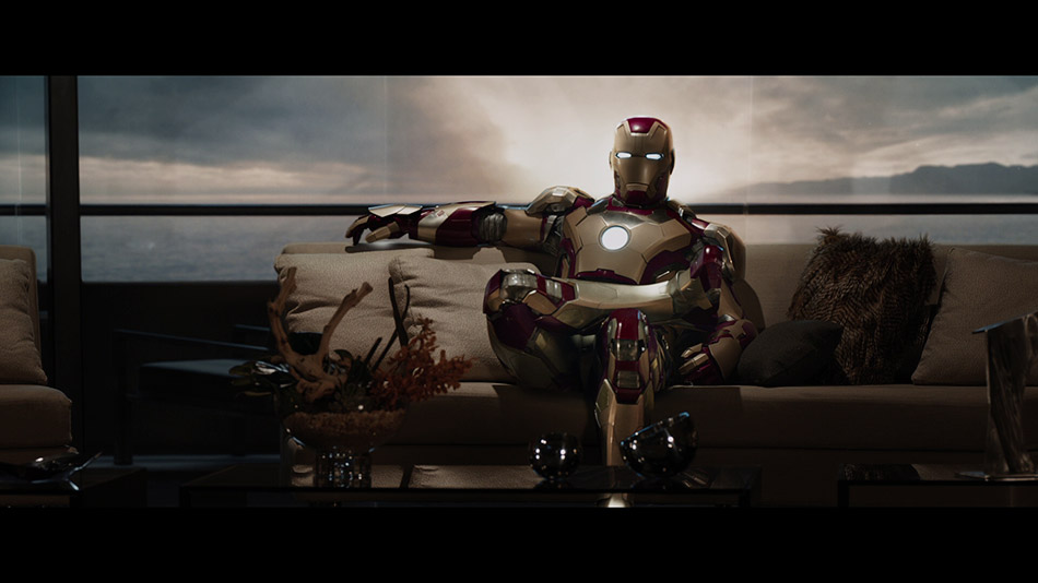 Capturas de imagen de Iron Man 3 en Blu-ray