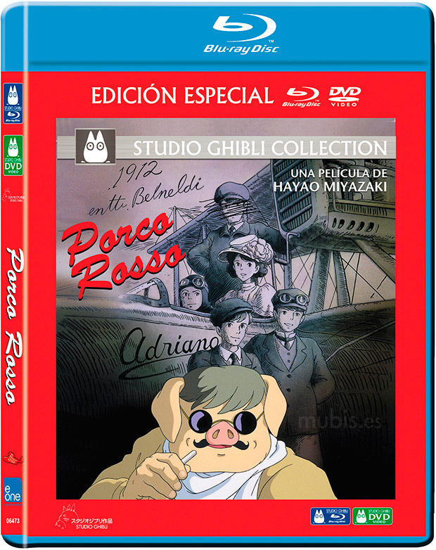 Detalles del Blu-ray de Porco Rosso