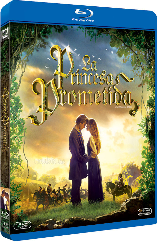 Diseño de la carátula de La Princesa Prometida en Blu-ray