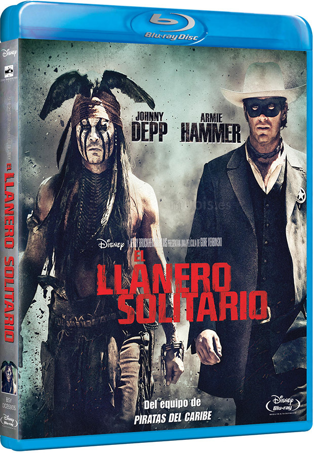 Diseño de las carátulas de El Llanero Solitario en Blu-ray