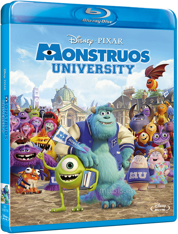 Más información de Monstruos University en Blu-ray