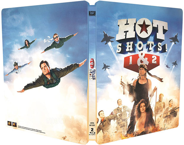 Steelbook con Hot Shots 1 y 2 inédito en España