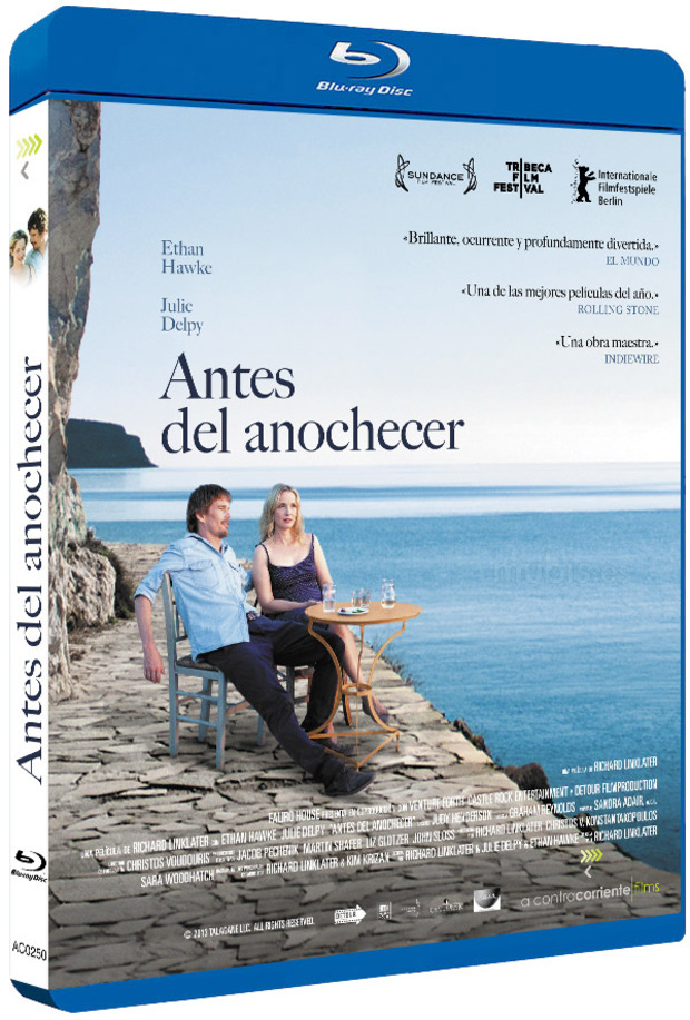 Detalles del Blu-ray de Antes del Anochecer