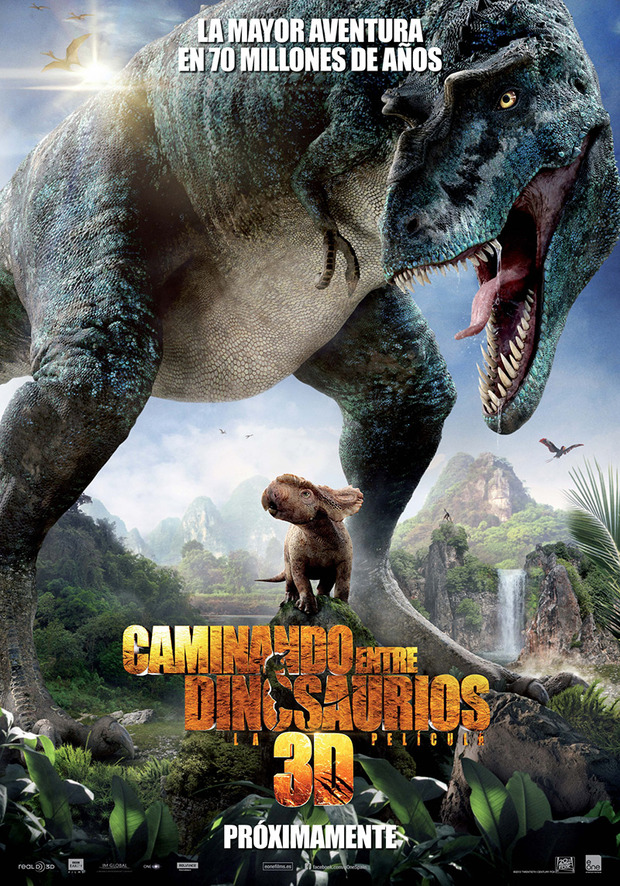 Póster y tráiler de Caminando entre Dinosaurios 3D