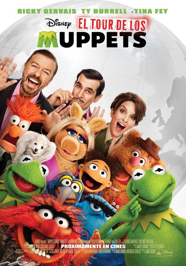 Póster de El Tour de los Muppets, la nueva película de los Teleñecos