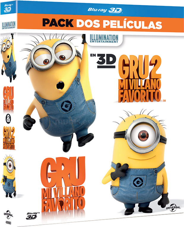 Detalles del Blu-ray de Gru 2: Mi Villano Favorito