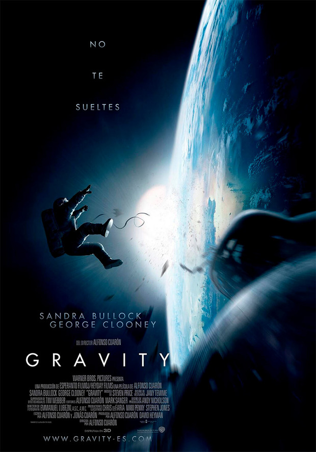 Fecha de lanzamiento para Gravity en Blu-ray