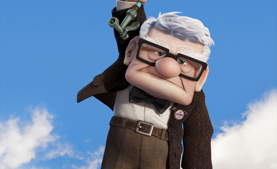 UP de Pixar, llegará en formato 3D en febrero