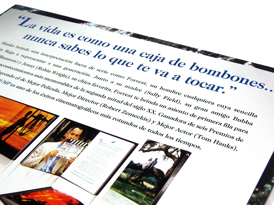 Fotografías del Digibook de Forrest Gump en Blu-ray - Foto 5