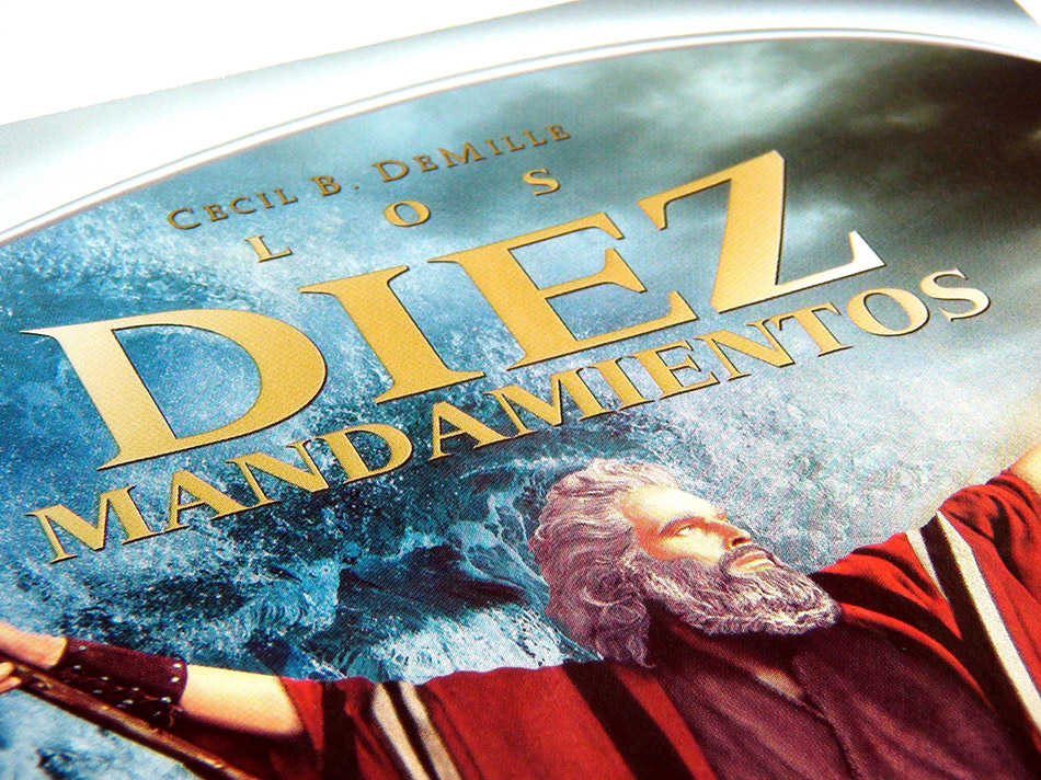 Fotografías del Digibook de Los Diez Mandamientos en Blu-ray