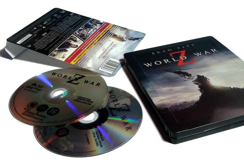 Fotografías del Steelbook de Guerra Mundial Z en Blu-ray