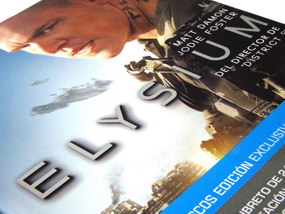 Fotografías del Digibook limitado de Elysium en Blu-ray